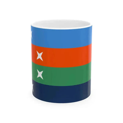 Flag of Ailuk Atoll Marshall Islands (Marshall Islands) White Coffee Mug 11oz - Go Mug Yourself
