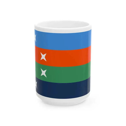 Flag of Ailuk Atoll Marshall Islands (Marshall Islands) White Coffee Mug 15oz - Go Mug Yourself