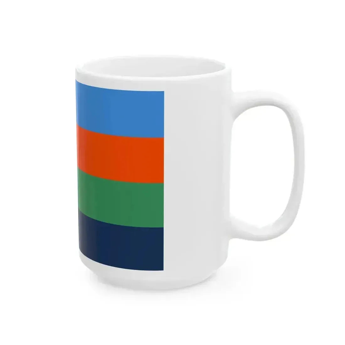 Flag of Ailuk Atoll Marshall Islands (Marshall Islands) White Coffee Mug - Go Mug Yourself
