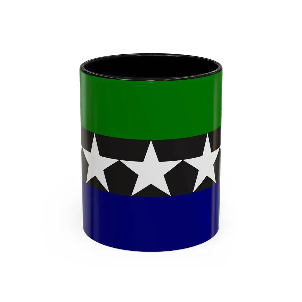Flag of Aimeliik Palau - Accent Coffee Mug 11oz Black - Go Mug Yourself