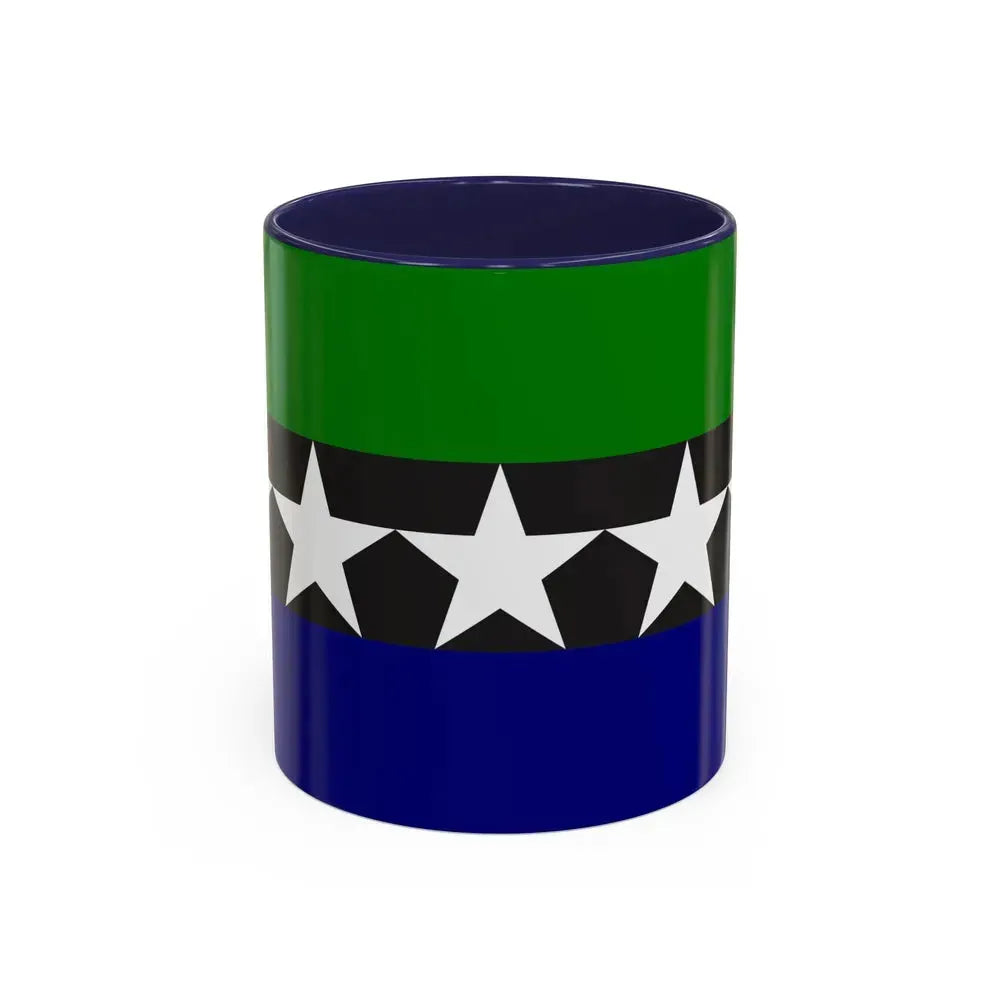 Flag of Aimeliik Palau - Accent Coffee Mug 11oz Navy - Go Mug Yourself