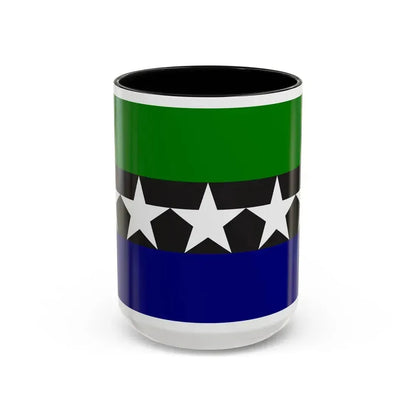 Flag of Aimeliik Palau - Accent Coffee Mug 15oz Black - Go Mug Yourself
