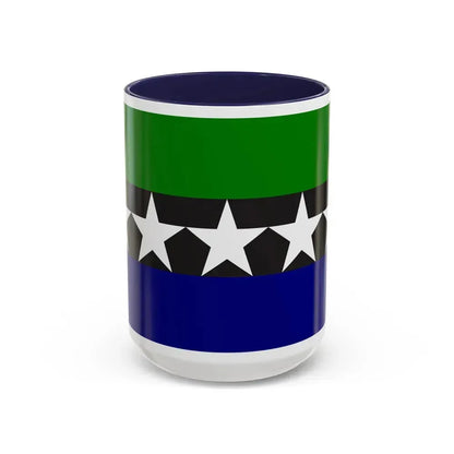 Flag of Aimeliik Palau - Accent Coffee Mug 15oz Navy - Go Mug Yourself