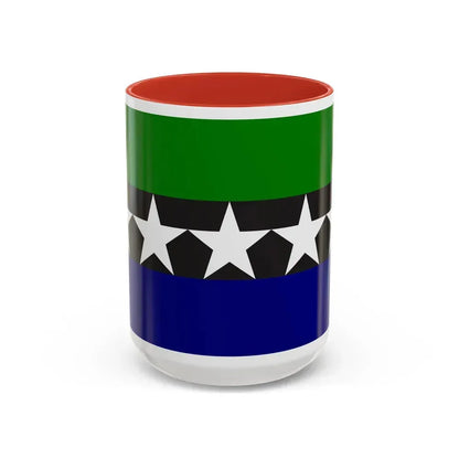 Flag of Aimeliik Palau - Accent Coffee Mug 15oz Red - Go Mug Yourself