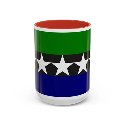 Flag of Aimeliik Palau - Accent Coffee Mug 15oz Red - Go Mug Yourself