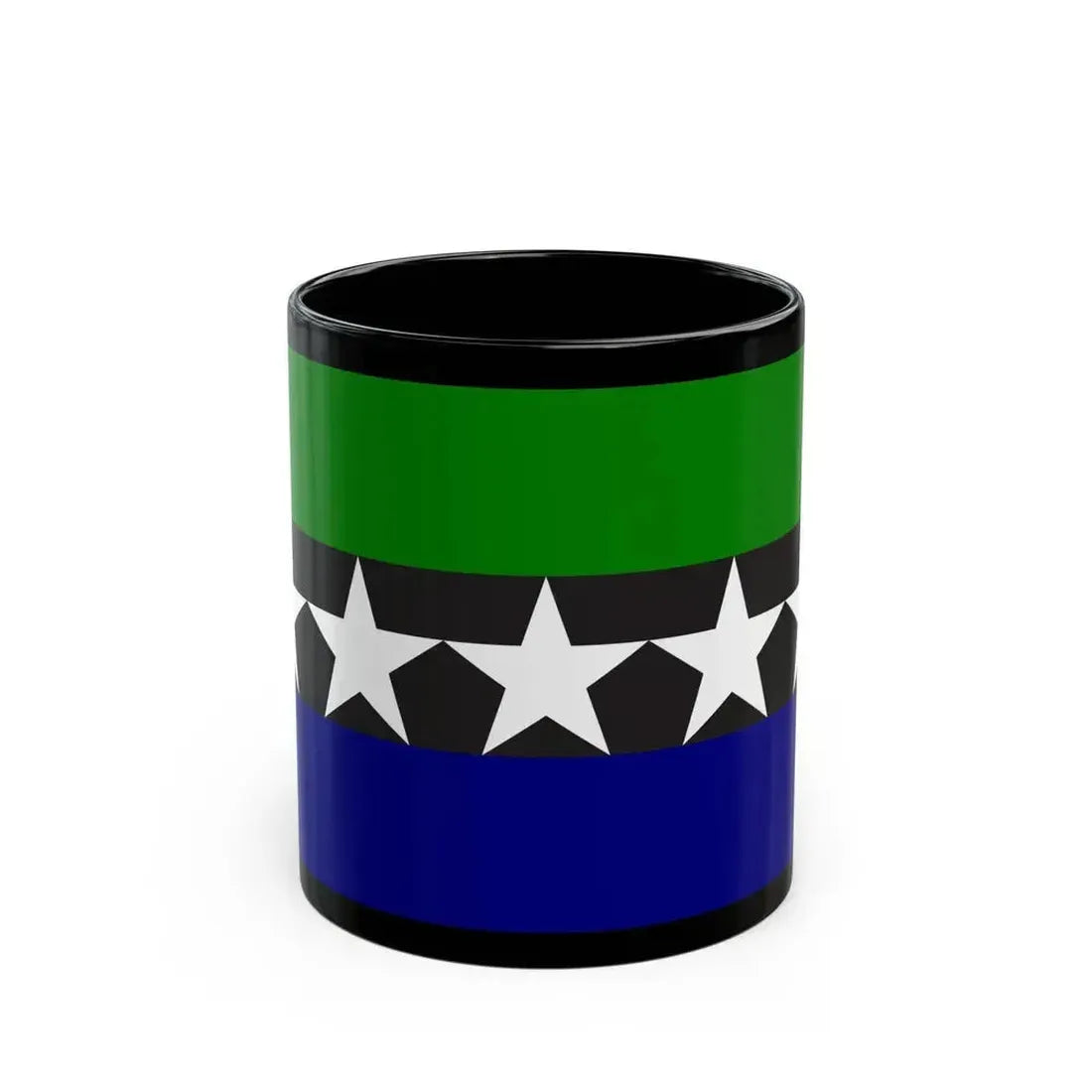 Flag of Aimeliik Palau - Black Coffee Mug 11oz - Go Mug Yourself