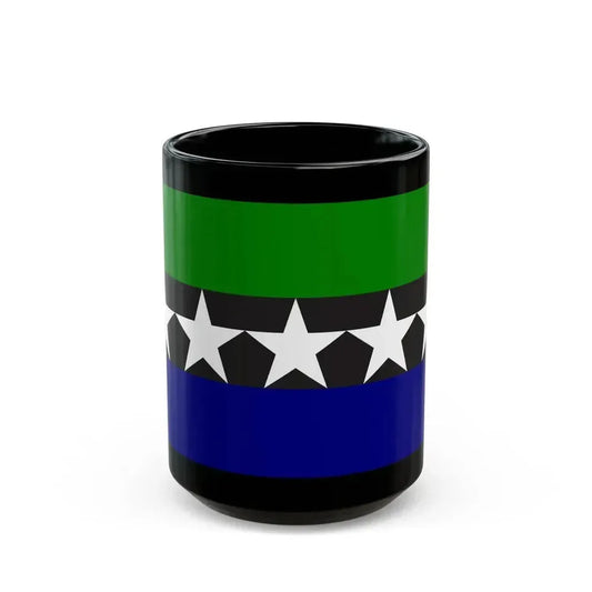 Flag of Aimeliik Palau - Black Coffee Mug 15oz - Go Mug Yourself