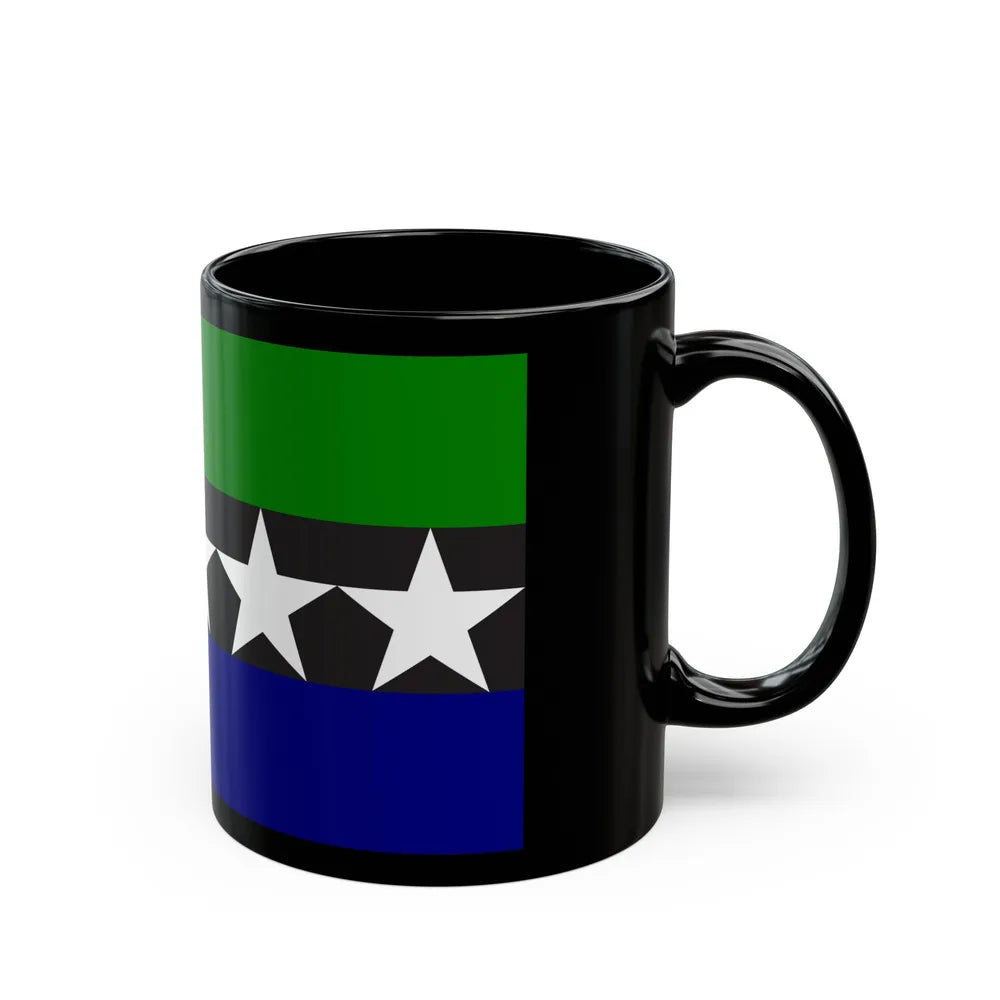 Flag of Aimeliik Palau - Black Coffee Mug-Go Mug Yourself