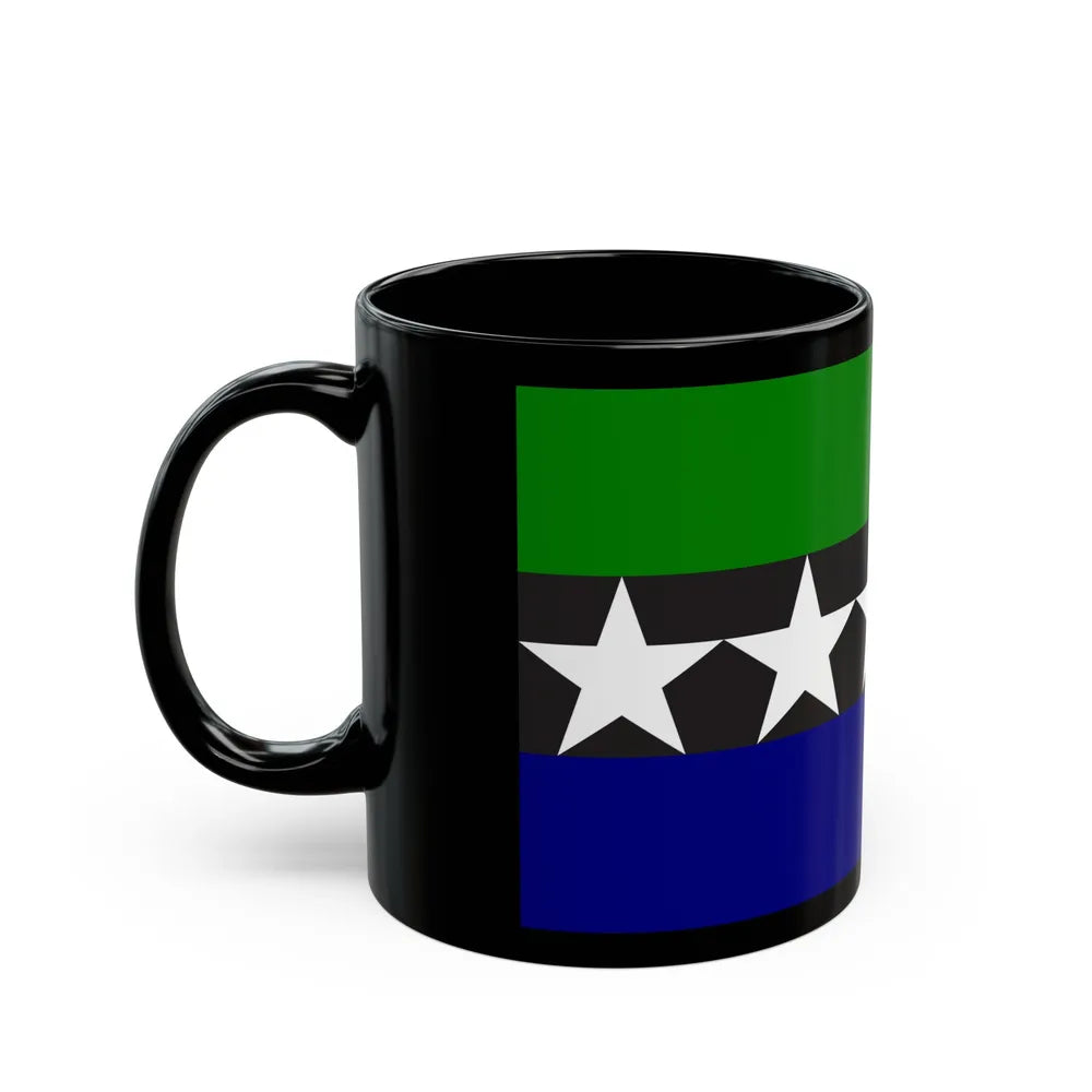 Flag of Aimeliik Palau - Black Coffee Mug-Go Mug Yourself