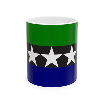 Flag of Aimeliik Palau - White Coffee Mug-11oz-Go Mug Yourself