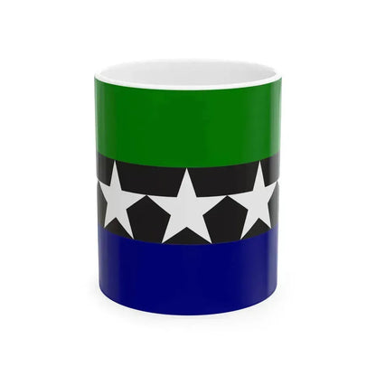 Flag of Aimeliik Palau - White Coffee Mug 11oz - Go Mug Yourself