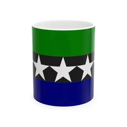Flag of Aimeliik Palau - White Coffee Mug 11oz - Go Mug Yourself