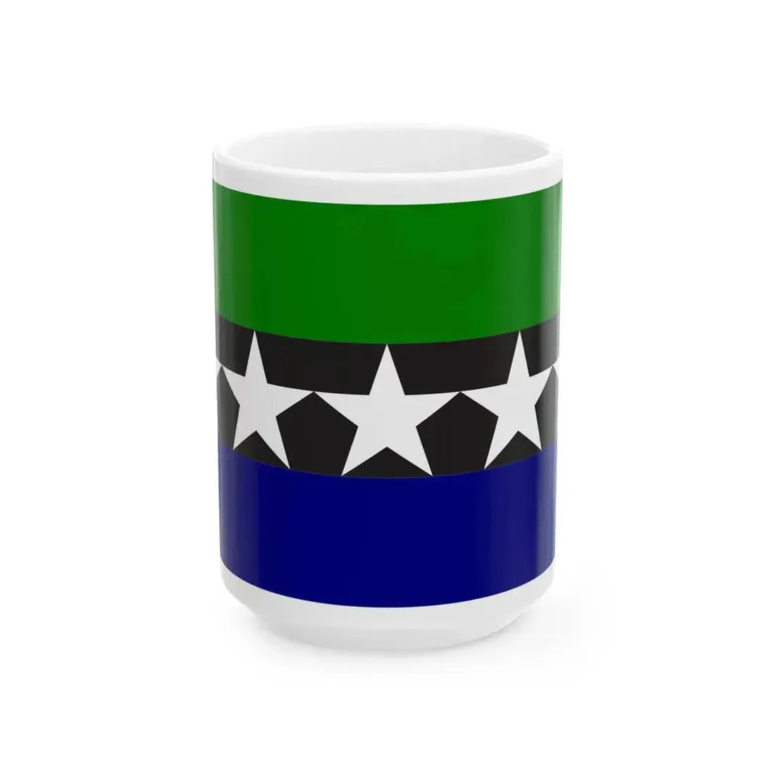 Flag of Aimeliik Palau - White Coffee Mug 15oz - Go Mug Yourself