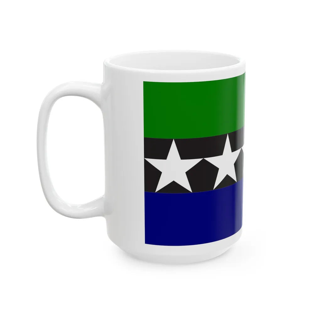 Flag of Aimeliik Palau - White Coffee Mug-Go Mug Yourself