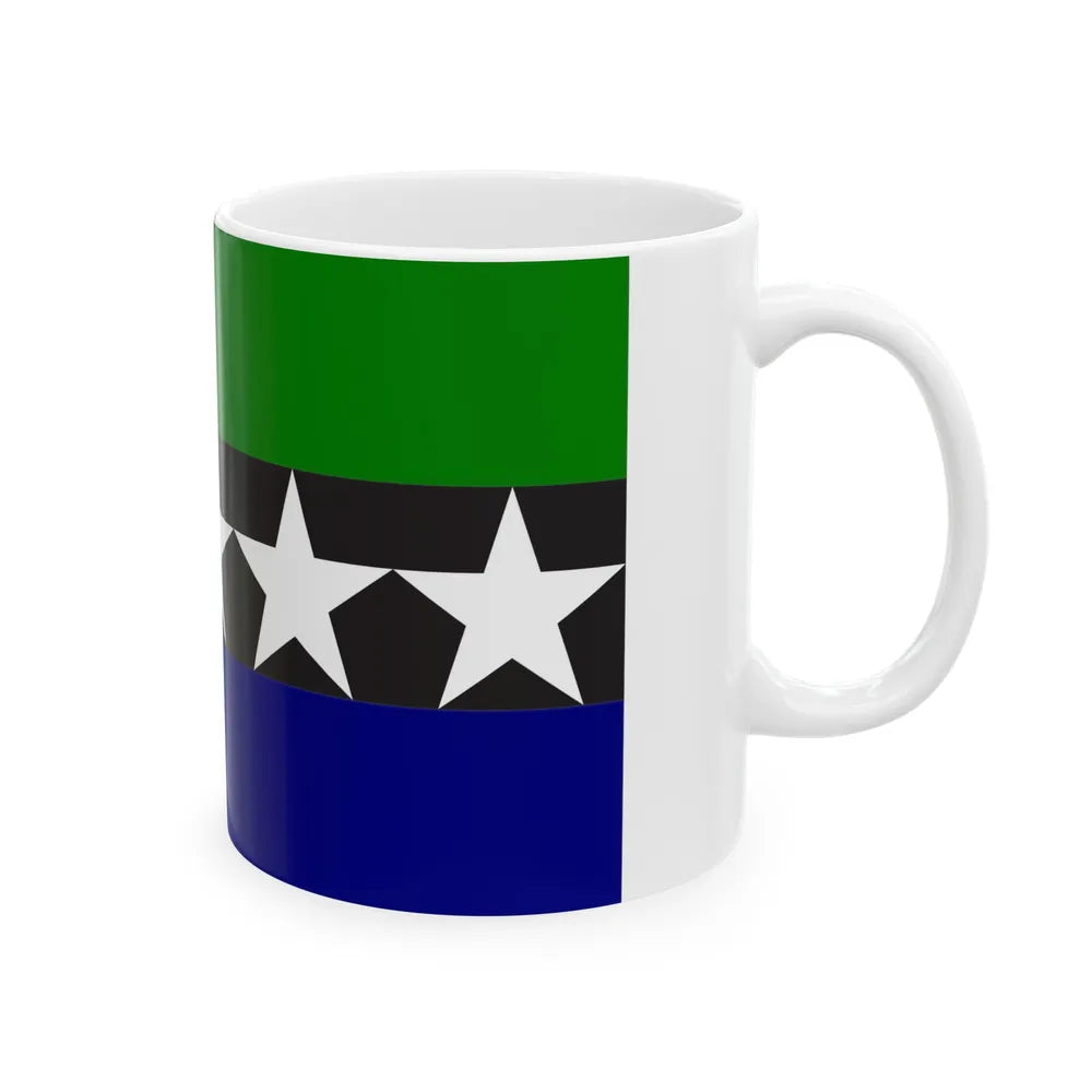 Flag of Aimeliik Palau - White Coffee Mug-Go Mug Yourself