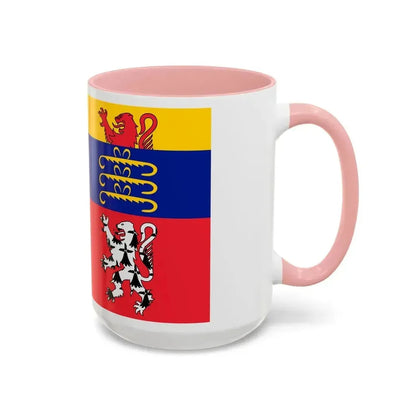 Flag of Ain France 2 - Accent Coffee Mug - Go Mug Yourself