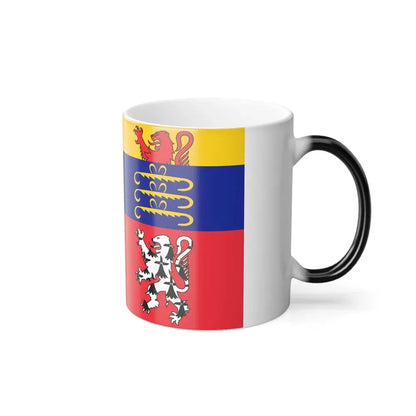 Flag of Ain France 2 - Color Changing Coffee Mug - Go Mug Yourself