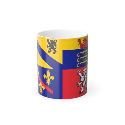 Flag of Ain France 2 - Color Changing Mug 11oz-11oz-Go Mug Yourself