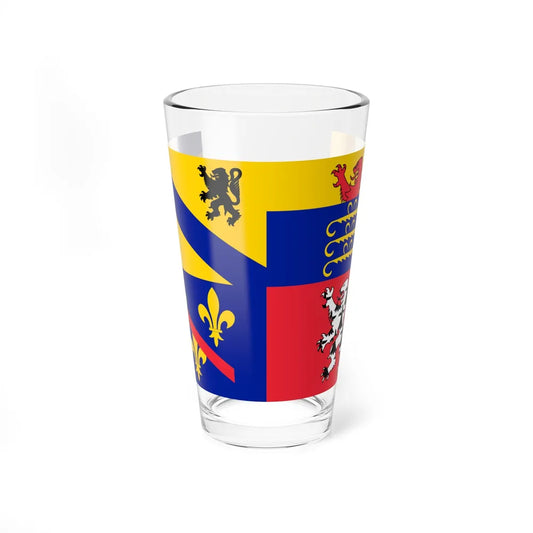 Flag of Ain France 2 - Pint Glass 16oz-16oz-Go Mug Yourself