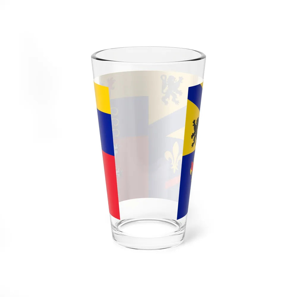 Flag of Ain France 2 - Pint Glass 16oz-Go Mug Yourself