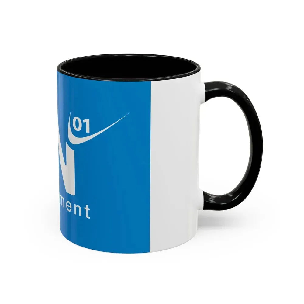 Flag of Ain France - Accent Coffee Mug - Go Mug Yourself