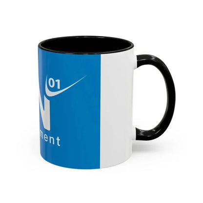 Flag of Ain France - Accent Coffee Mug - Go Mug Yourself