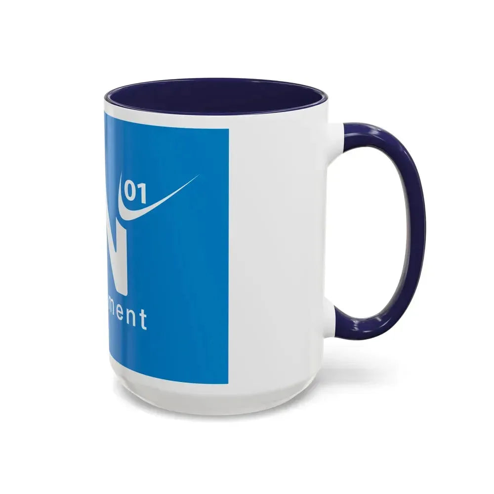 Flag of Ain France - Accent Coffee Mug - Go Mug Yourself