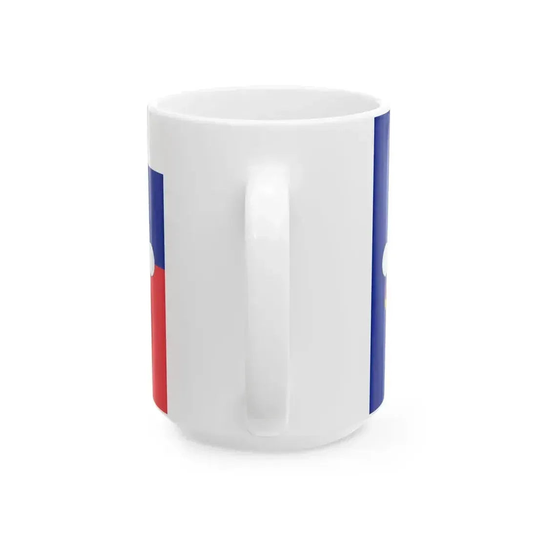 Flag of Ain variant (France) White Coffee Mug - Go Mug Yourself