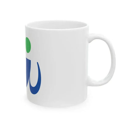 Flag of Ainan Ehime (Japan) White Coffee Mug - Go Mug Yourself