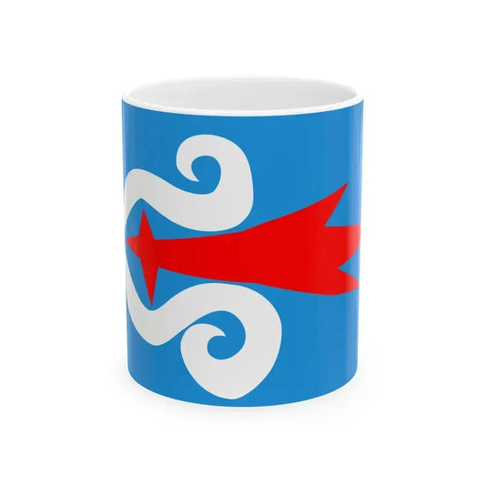 Flag of Ainu (Russia) White Coffee Mug 11oz - Go Mug Yourself
