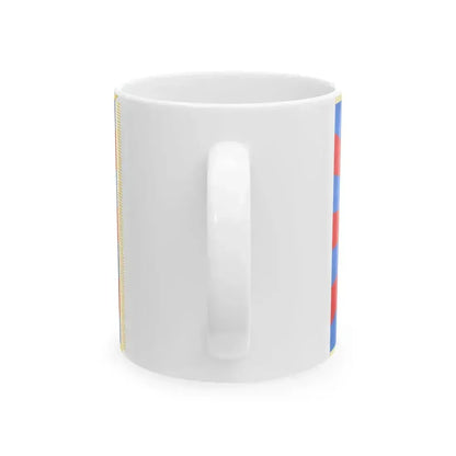Flag of Air Force of Romania 1950-1952 obverse (Oman) White Coffee Mug - Go Mug Yourself