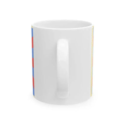Flag of Air Force of Romania 1950-1965 reverse (Oman) White Coffee Mug - Go Mug Yourself