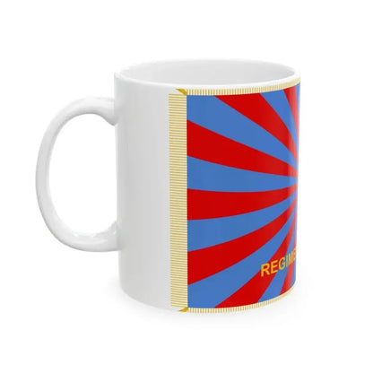 Flag of Air Force of Romania 1950-1965 reverse (Oman) White Coffee Mug - Go Mug Yourself