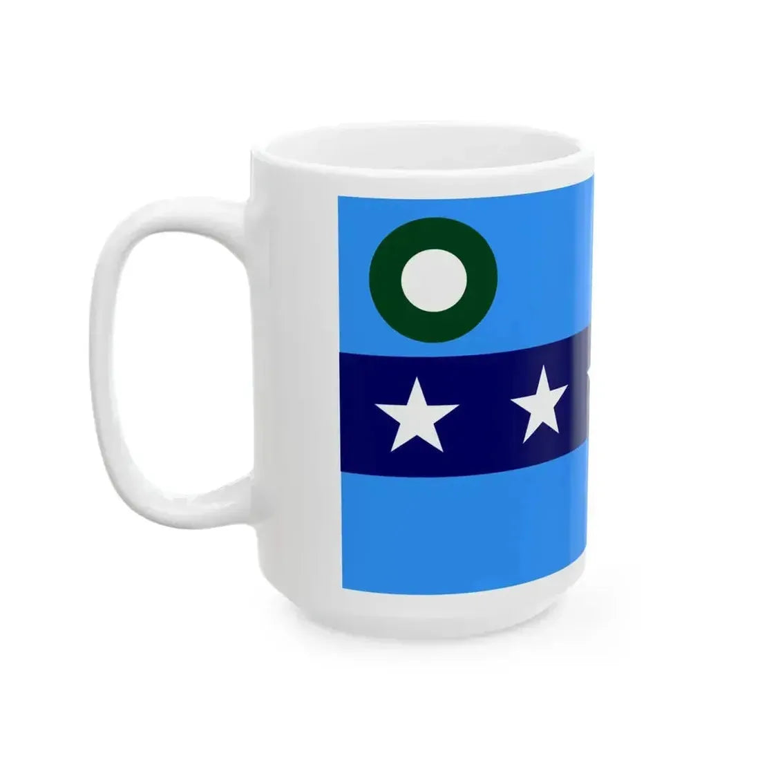 Flag of Air Marshal Pakistan (Pakistan) White Coffee Mug - Go Mug Yourself