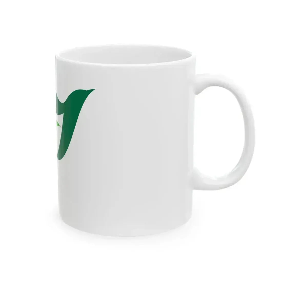 Flag of Aira Kagoshima no logo (Japan) White Coffee Mug - Go Mug Yourself