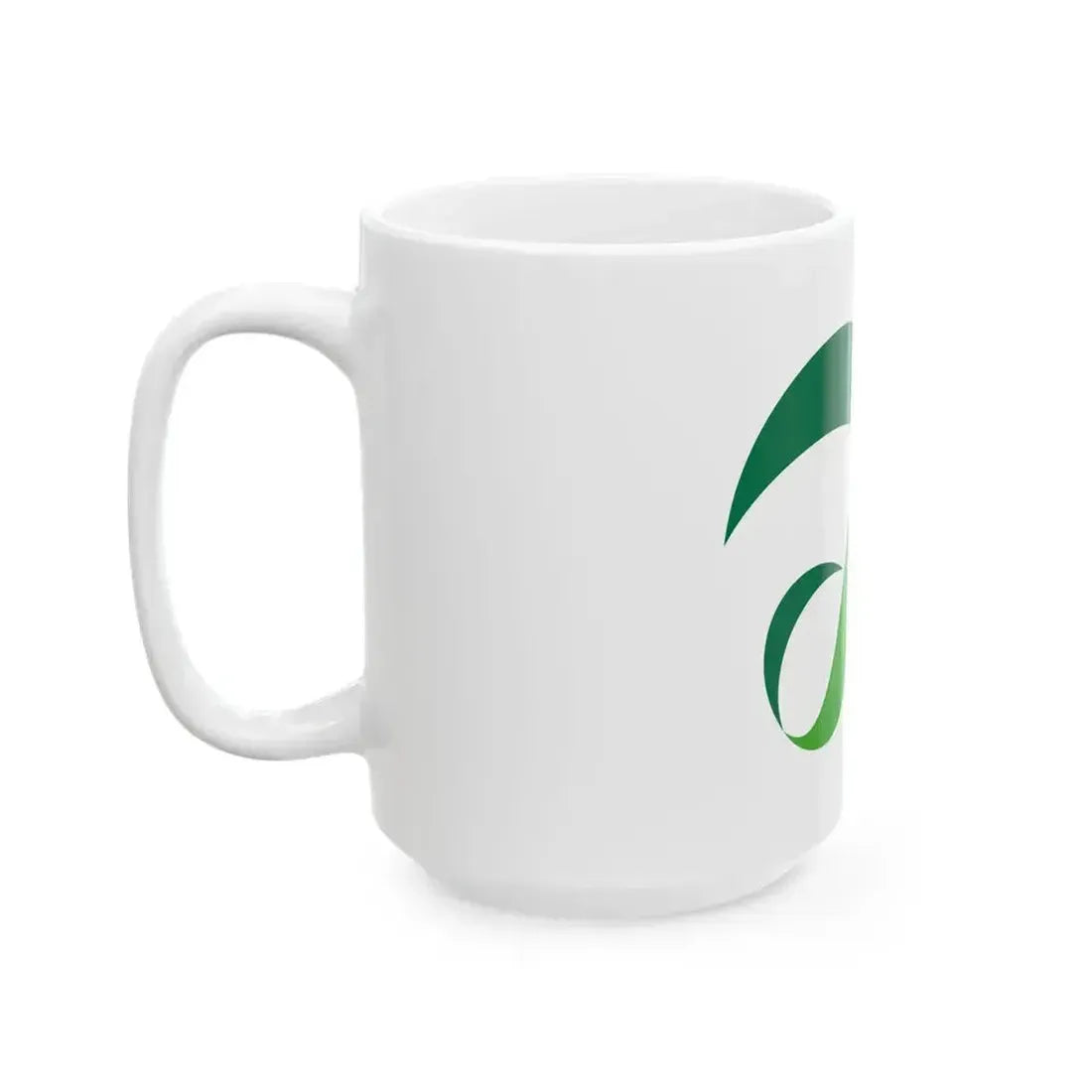 Flag of Aira Kagoshima no logo (Japan) White Coffee Mug - Go Mug Yourself