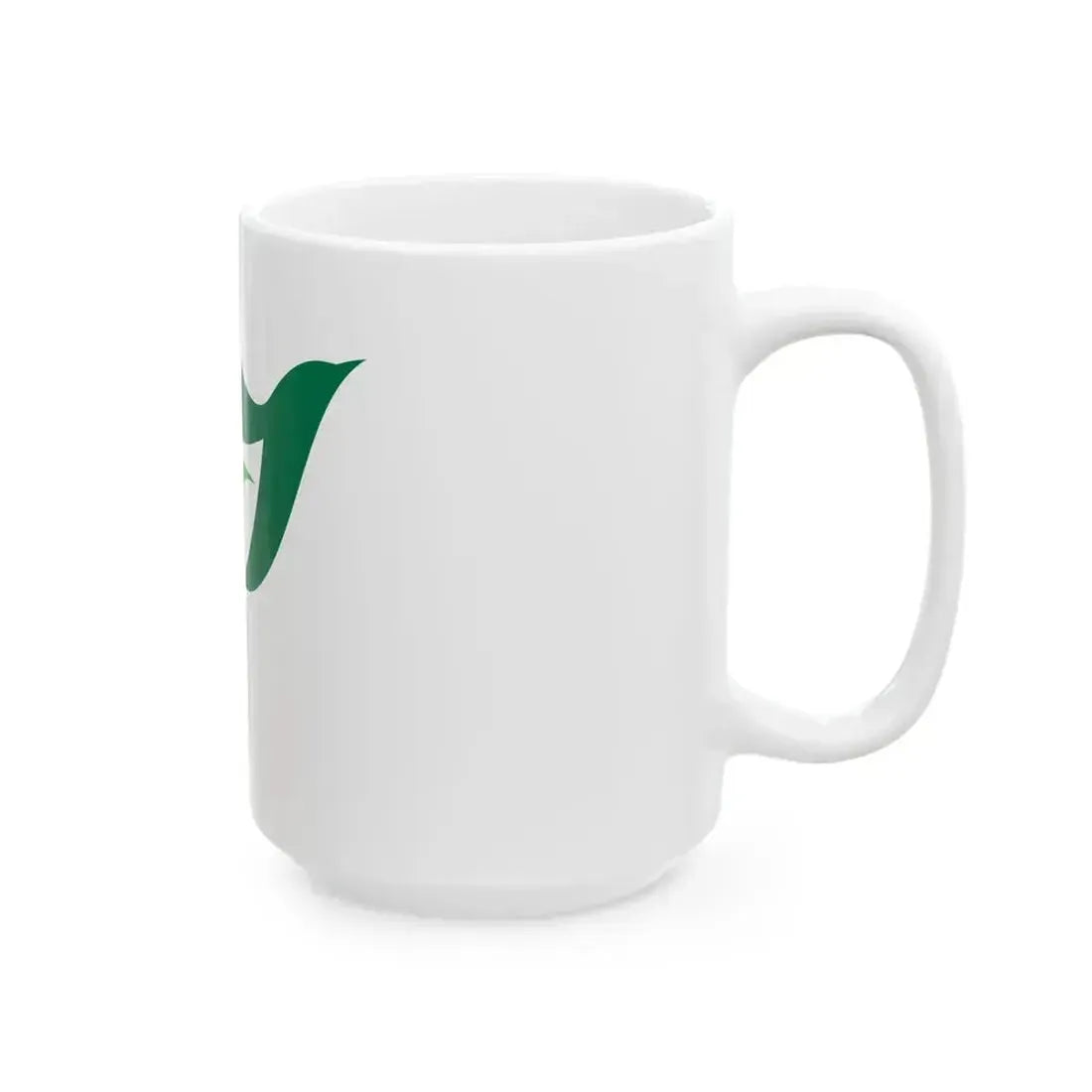 Flag of Aira Kagoshima no logo (Japan) White Coffee Mug - Go Mug Yourself