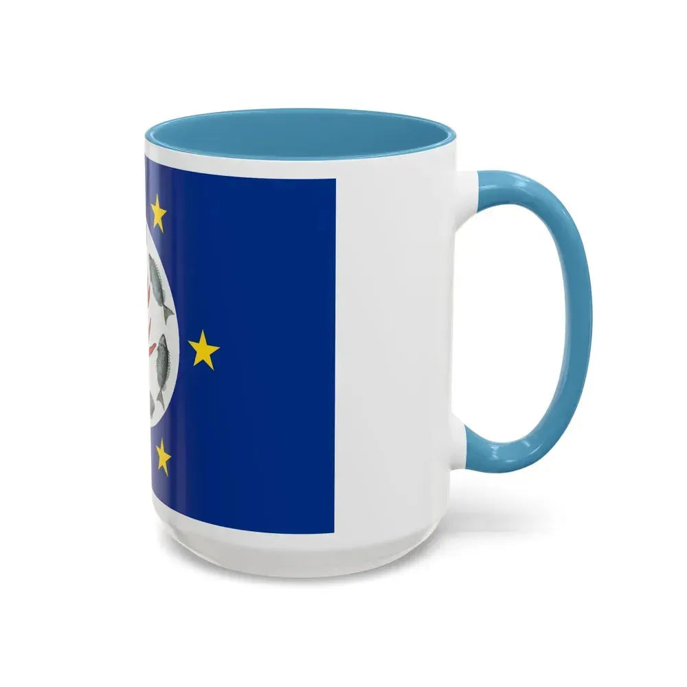 Flag of Airai Palau - Accent Coffee Mug - Go Mug Yourself