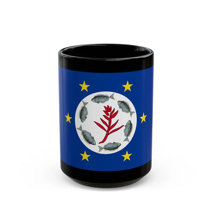 Flag of Airai Palau - Black Coffee Mug-15oz-Go Mug Yourself