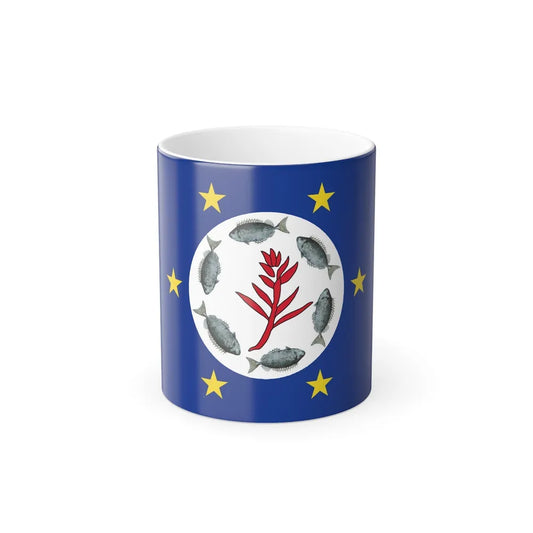 Flag of Airai Palau - Color Changing Coffee Mug-11oz-Go Mug Yourself