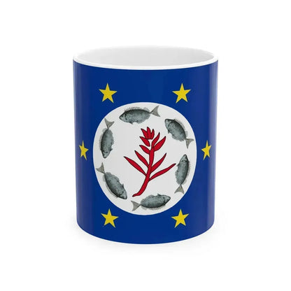 Flag of Airai Palau - White Coffee Mug 11oz - Go Mug Yourself