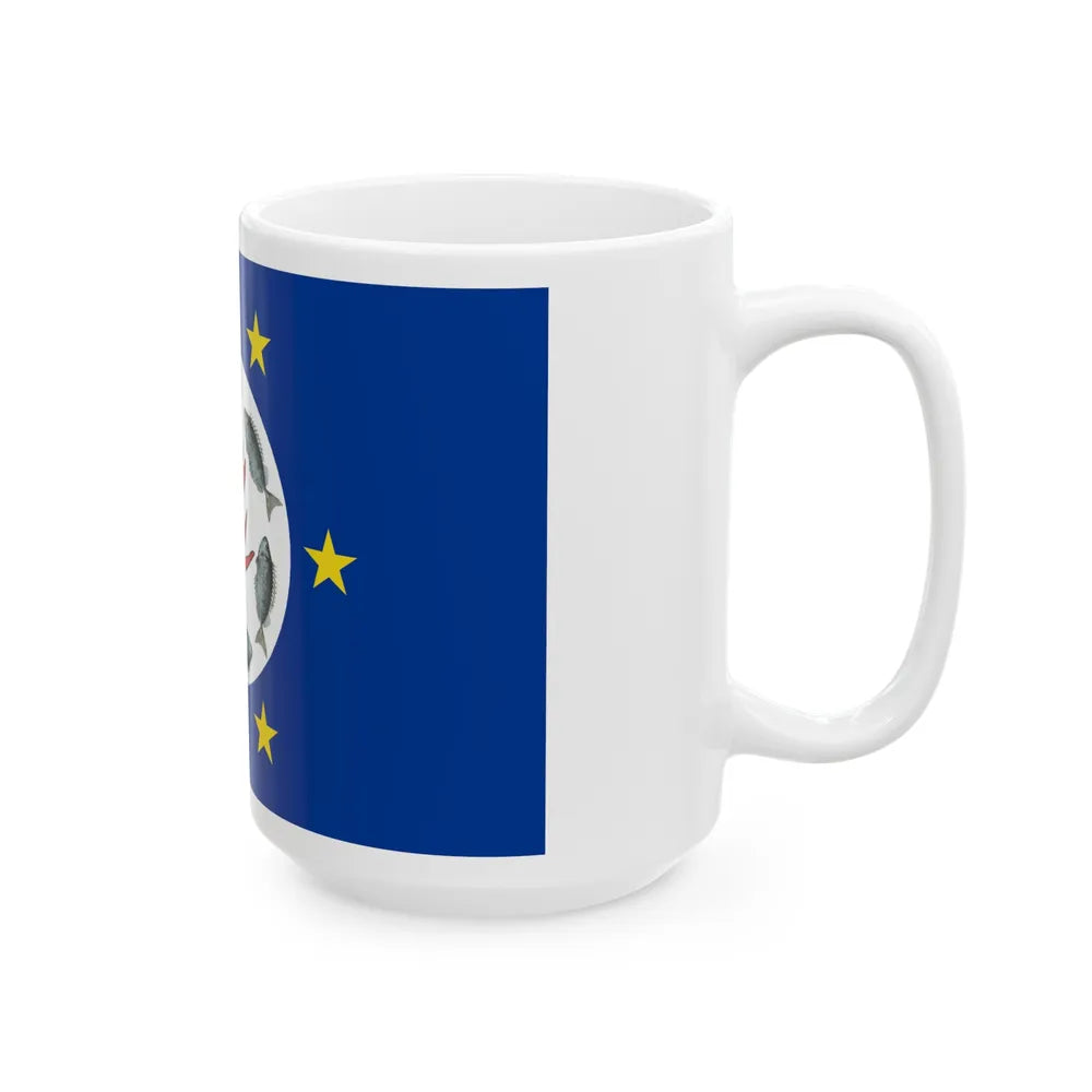 Flag of Airai Palau - White Coffee Mug-Go Mug Yourself