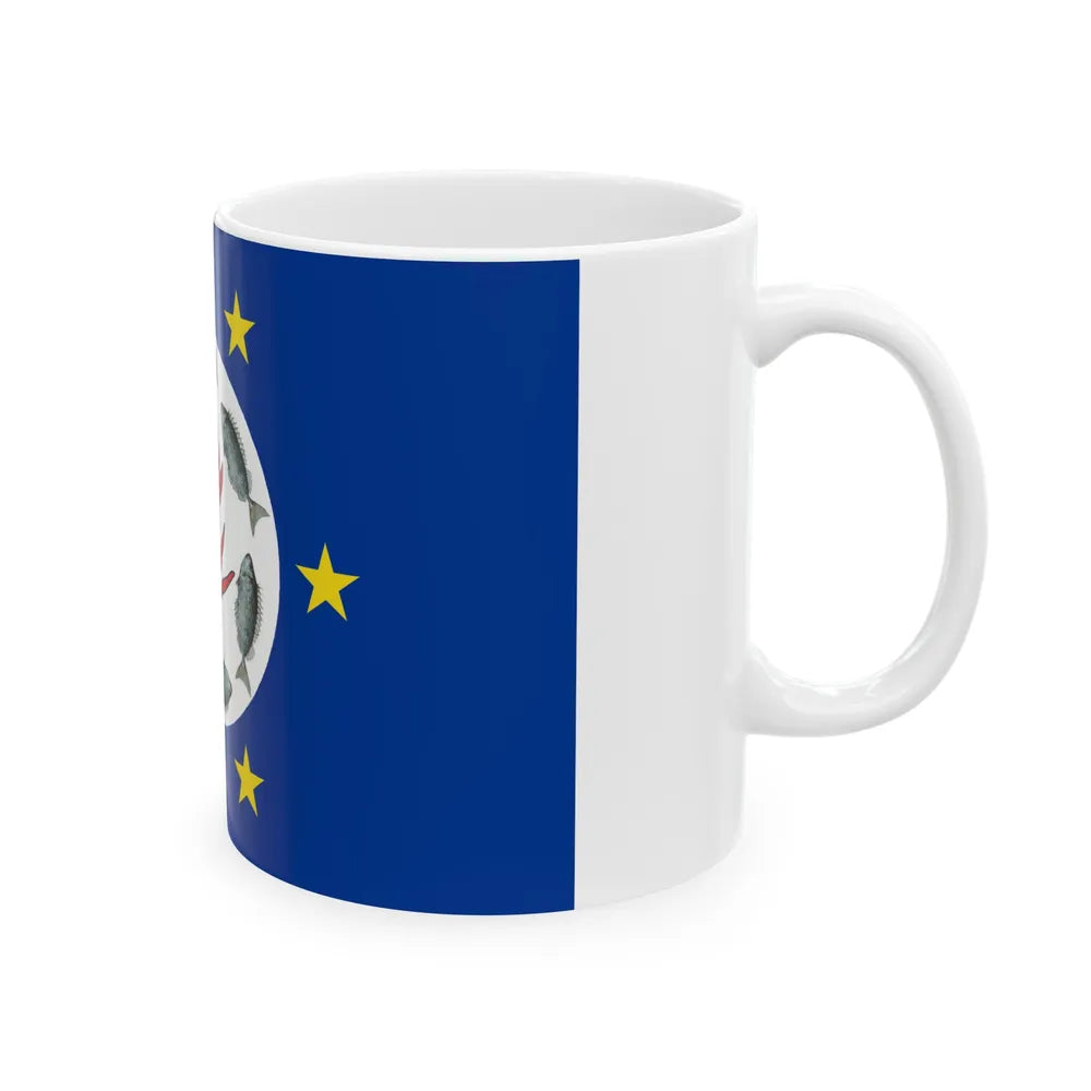 Flag of Airai Palau - White Coffee Mug-Go Mug Yourself