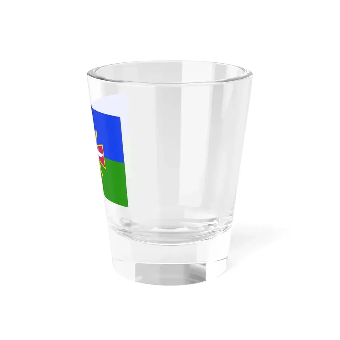 Flag of Airmobile troops of Ukraine (Ukraine) Shot Glass 1.5oz - Go Mug Yourself