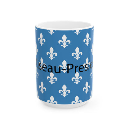 Flag of Aiseau-Presles Belgium (Belgium) White Coffee Mug-15oz-Go Mug Yourself