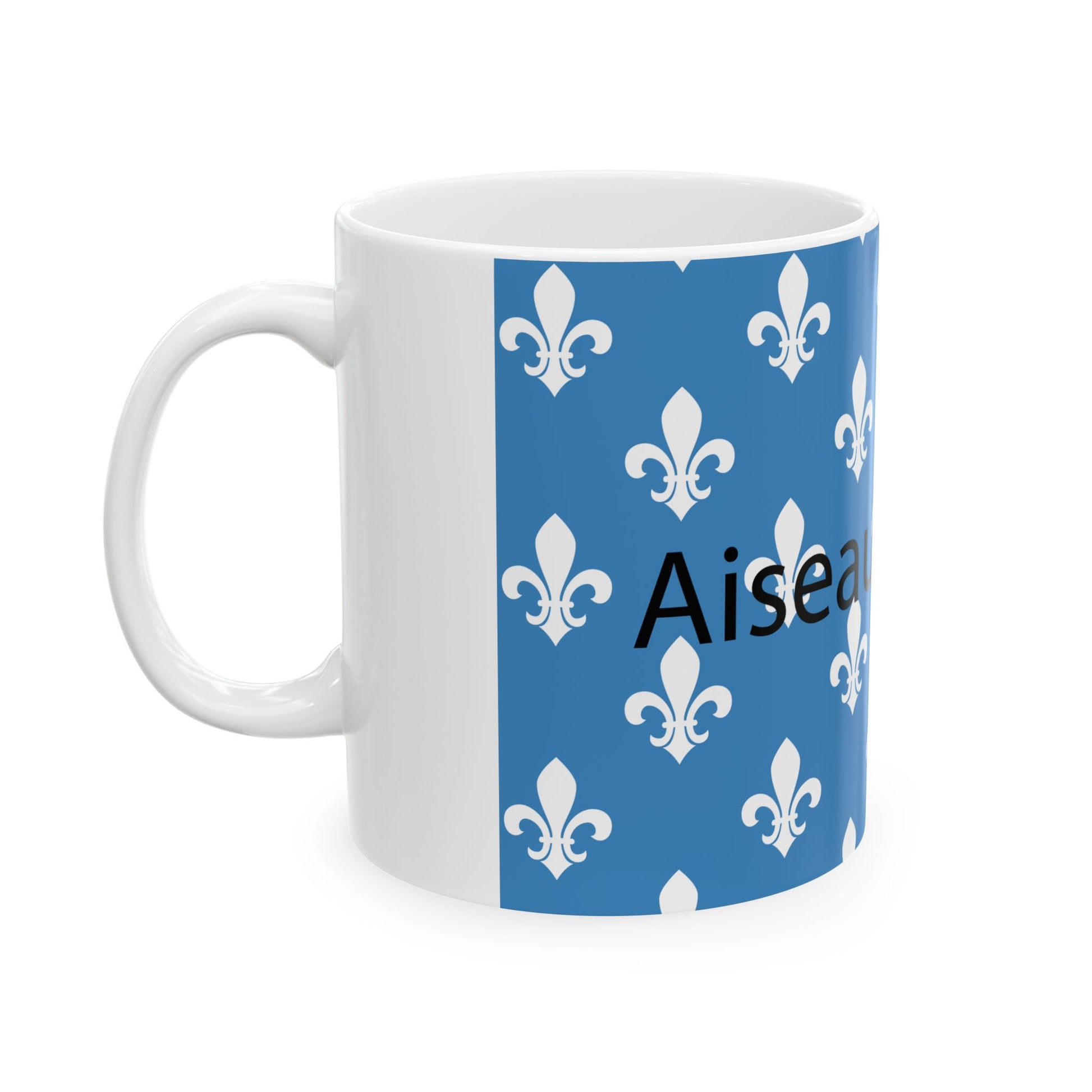 Flag of Aiseau-Presles Belgium (Belgium) White Coffee Mug-Go Mug Yourself