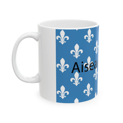 Flag of Aiseau-Presles Belgium (Belgium) White Coffee Mug-Go Mug Yourself