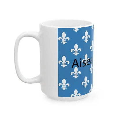 Flag of Aiseau-Presles Belgium (Belgium) White Coffee Mug - Go Mug Yourself