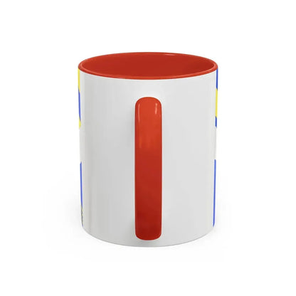 Flag of Aisne France 2 - Accent Coffee Mug - Go Mug Yourself