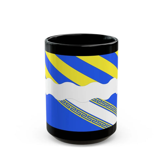 Flag of Aisne France 2 - Black Coffee Mug-15oz-Go Mug Yourself